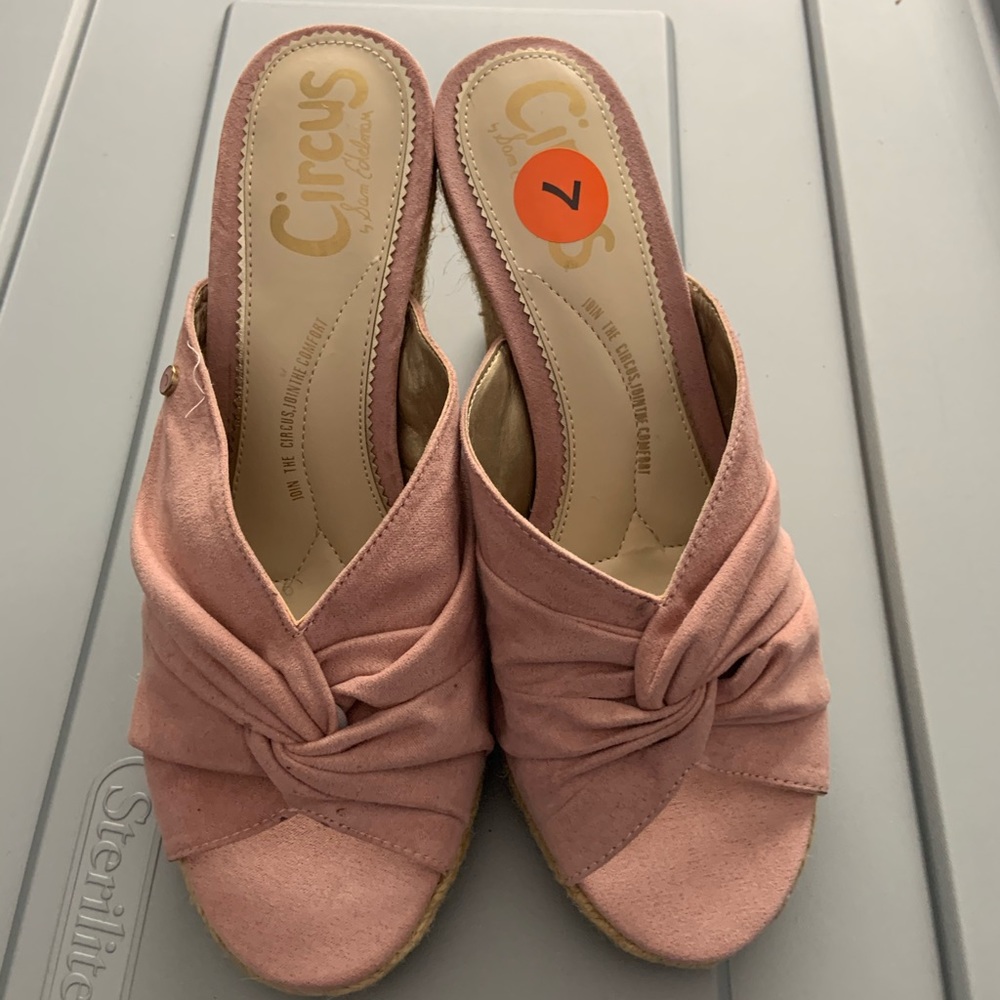Pink wedge Sandals